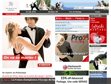 Tablet Screenshot of horizon-mariage.com